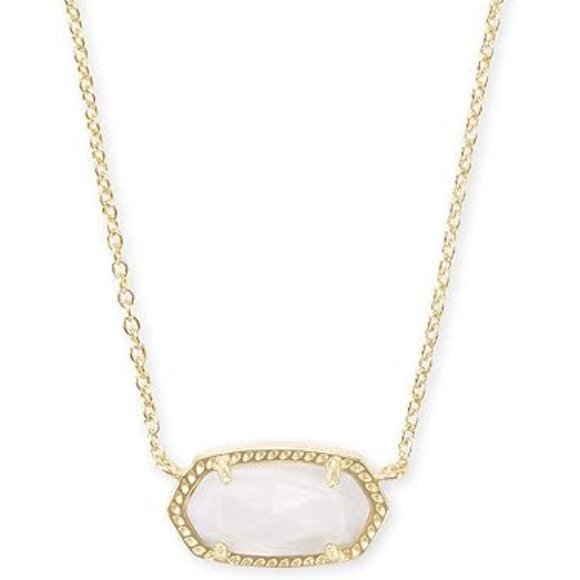 NEW Kendra Scott Women's Elisa Pendant Necklace 14k Gold Plated - Picture 1 of 4